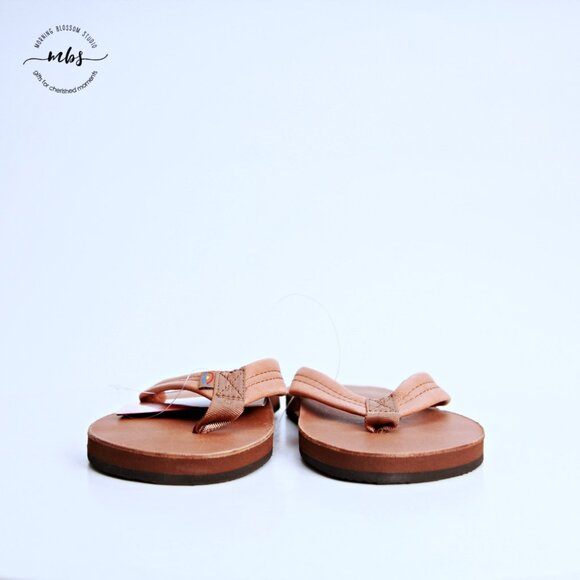 NWT Rainbow Tahitian Sandals Style 301ALL Tan Men Medium, 8 1/2 - 9 1/2 - Picture 4 of 10